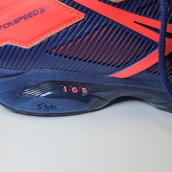 Asics Shoes PHF E650N Gel-Solution Speed 3 Womens US Size 9 Blue Pink - Picture 5 of 9